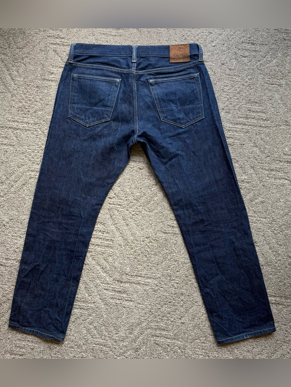 Tom ford made in USA regular fit 32 selvedge denim jeans